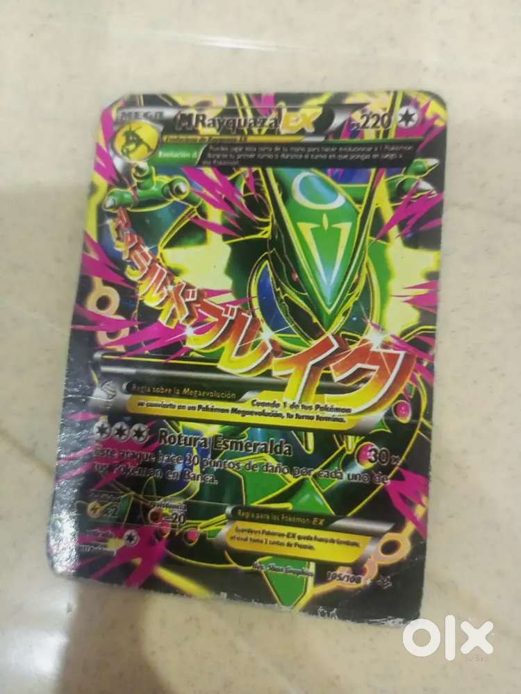 Mega Rayquaza Pokemon Card