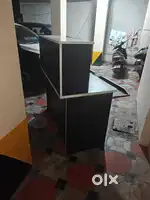 CASH COUNTER WITH COMPUTER TABLE ATTACHED 5X3