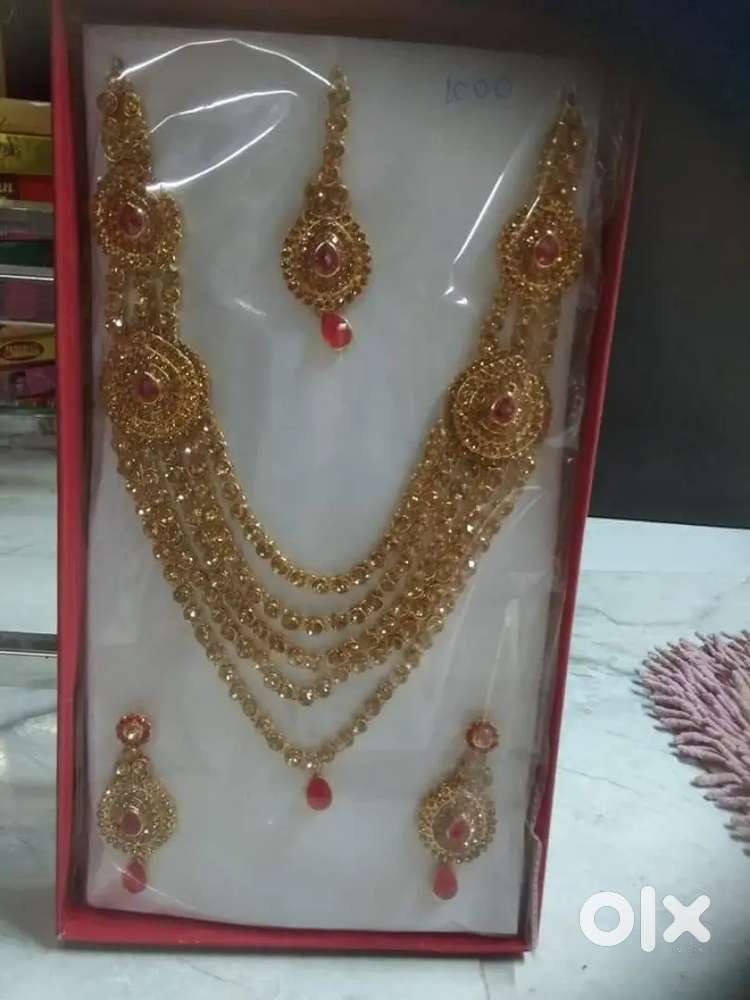 Necklace dulhan set each 800