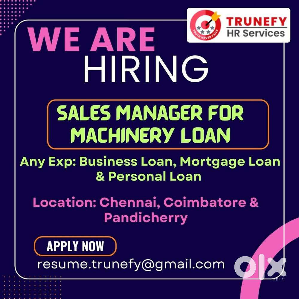we are hiring Sales Manager (Field Job)