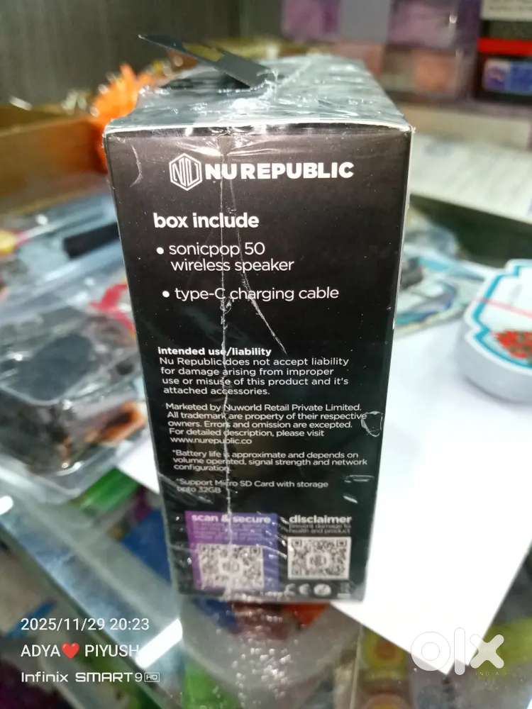 New unboxing blootuth seaker