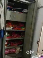 Iron cupboard with safe