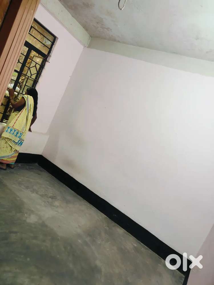 Single room attached kitchen and bathroom