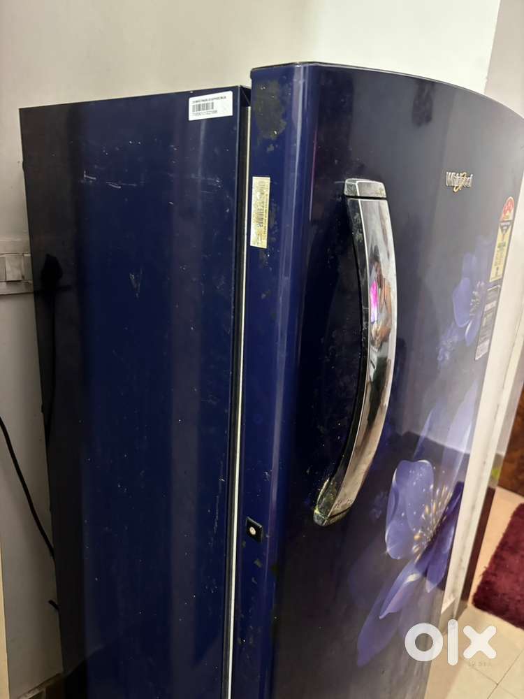 Whirlpool blue colour fridge