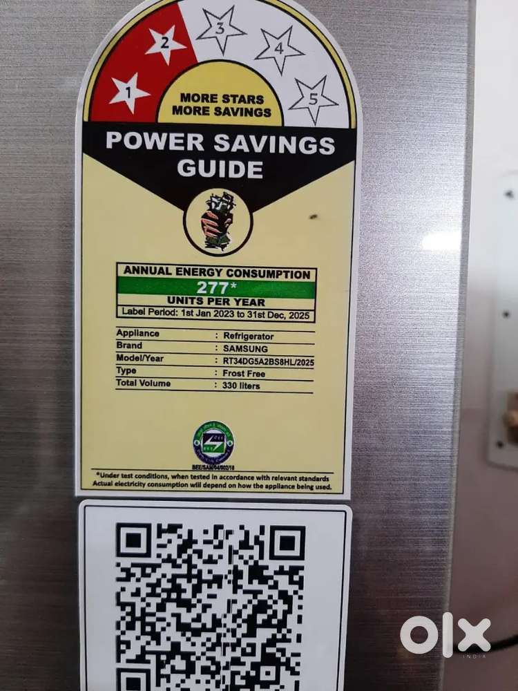 Samsung double door fridge