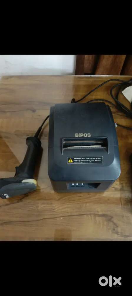 Thermal printer, barcode scanner