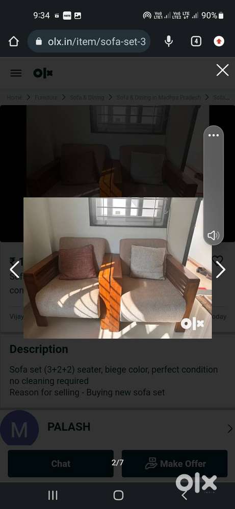 Urgent Sofa for sale