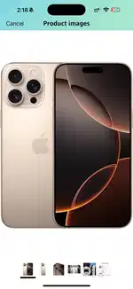 I wanna sell my iphone 16 pro max