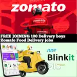 Blinkit Free Joining Food Delivery Job Weekly Payment Immediately Join