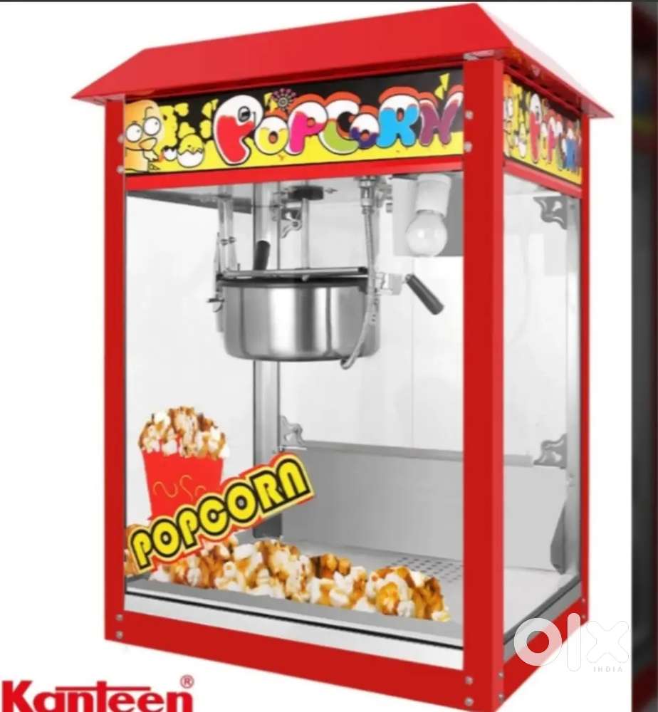 Popcorn and cotton candy machine