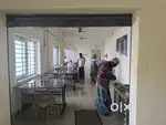 Restaurant with kitchen setup ready to move