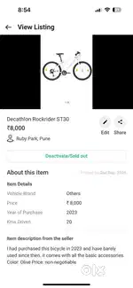 Decathlon Rockrider ST30 Cycle