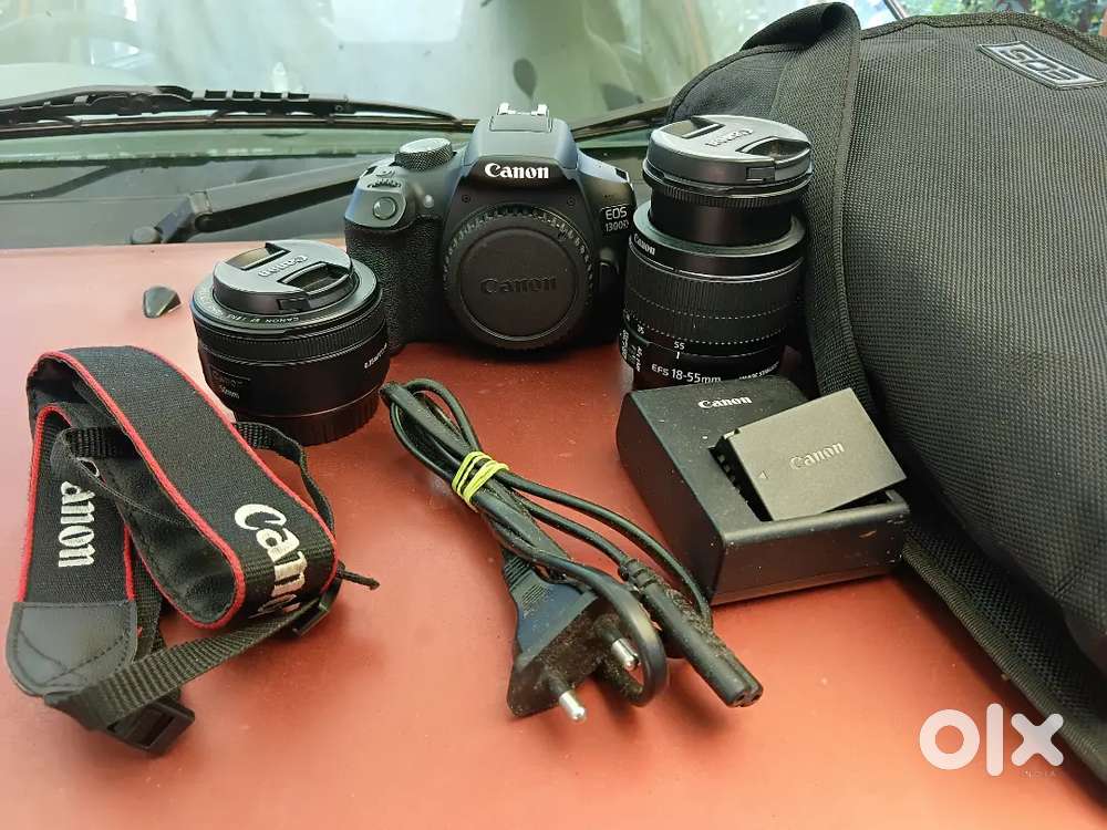 CANON EOS 1300D with 50mm and 18-55mm
