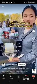 Snow iceecreem mesine
