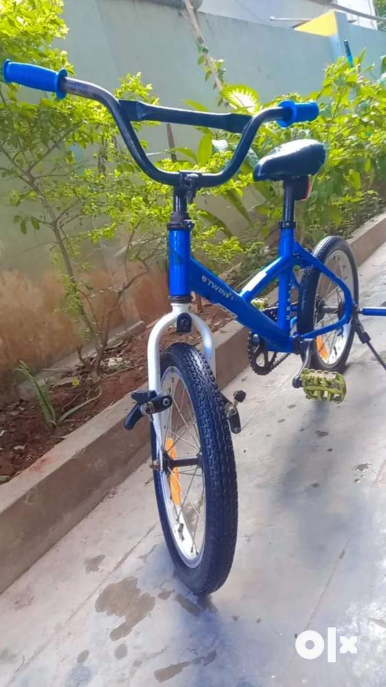 Mini BMX bicycle in blue colour with tupe tire urgent sell