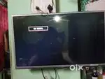 LG TV with dish also