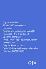 IT JOBS available