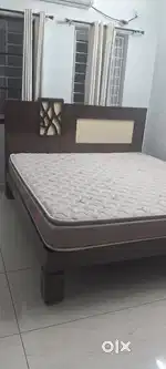 King Size Double Cot with Mattress