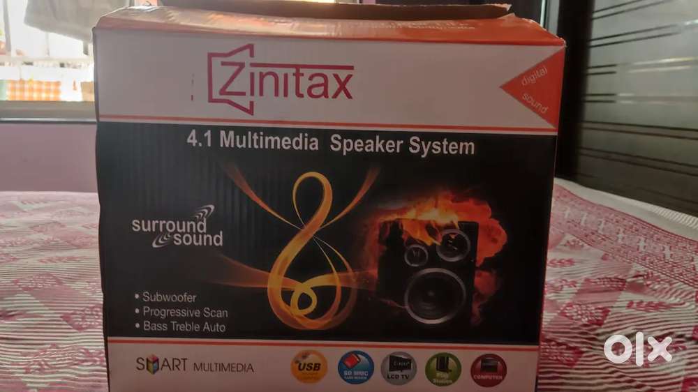 Zinitax multimedia speaker system