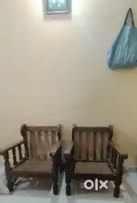 Wooden arm chair
