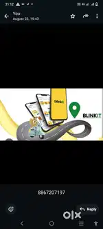 Hiring for chandigarh blinkit delivery boy job