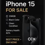 Iphone 15 clean condition