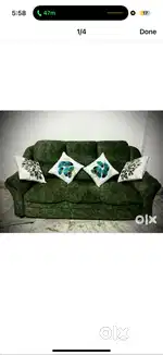 Sofa+ study table+ shoe rack+ almirahs