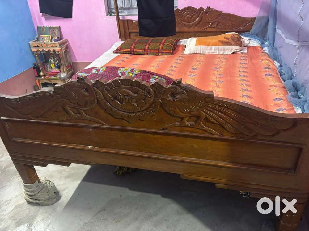 Wooden Bed 5Ft by 7Ft