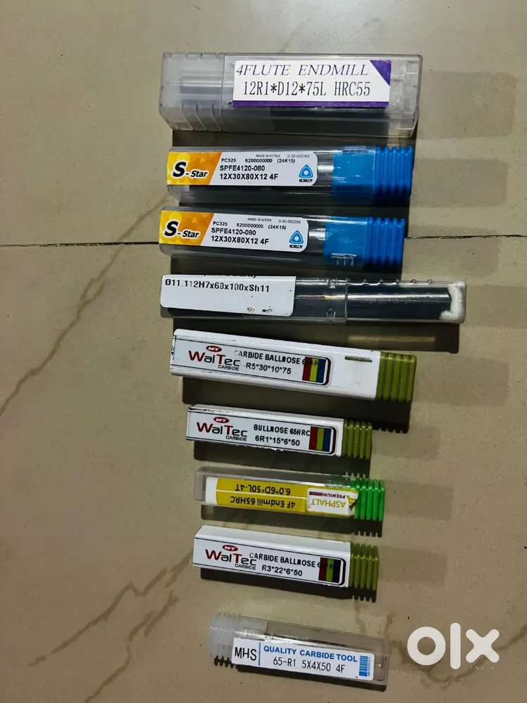 Brand New 12mm Carbide End Mill Tools – CNC, Bulk Buyers Preferred