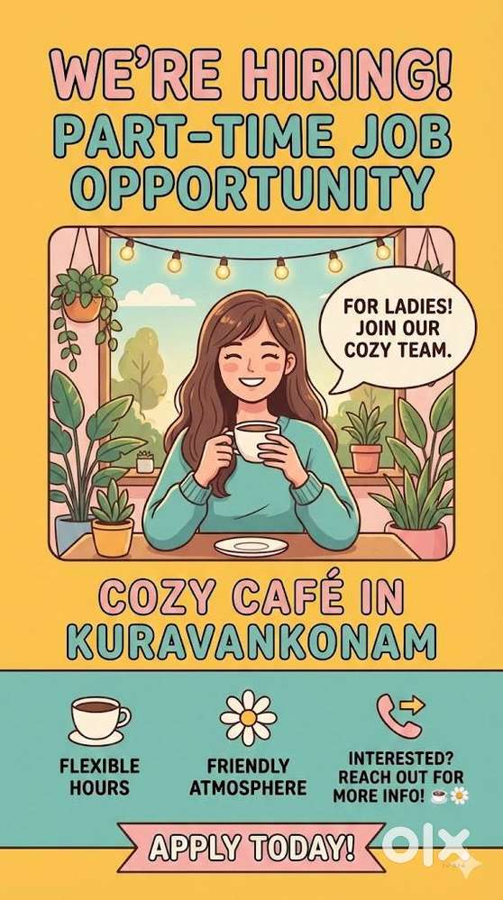 Part-Time Job Opportunity for Ladies!