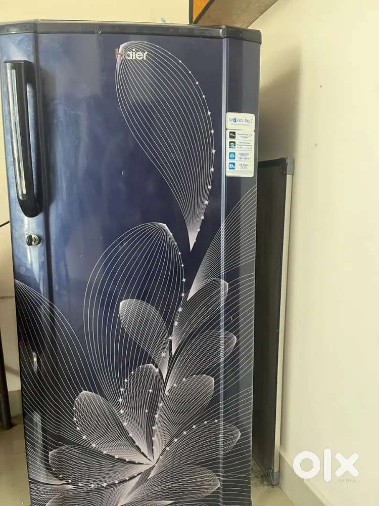 Fridge, washing machine, Gas cylinder with stove