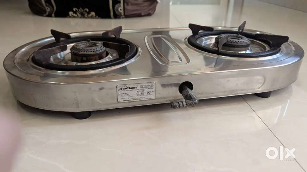 Sunflame 2 burner steel Stove,