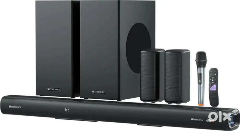ZEBRONICS JUKE BAR 9900 Soundbar, 725 Watts, DTS X, Dolby Atmos, 7.2.2
