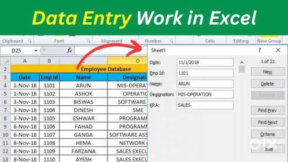 Data entry job