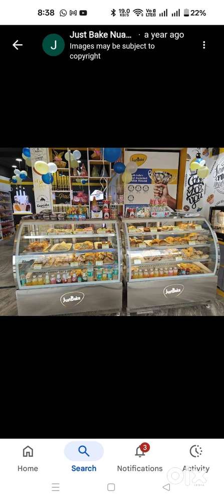 Required a salesperson for a bakery shop