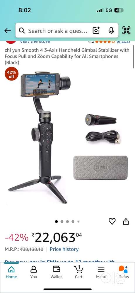 Zhiyun Smooth 4 Gimbal