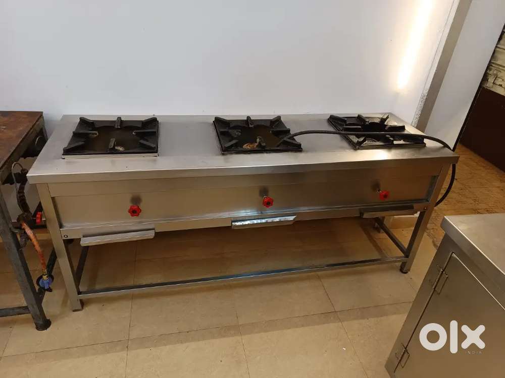Full Kitchen setup for sale with heater counter and fridge