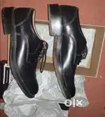 Johnston & Murphy Tabor Plain Toe Black formal shoes. Size 10, EU 43.