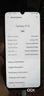 Samsung galaxy A70