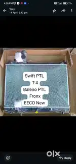 Radiator and radiator parts