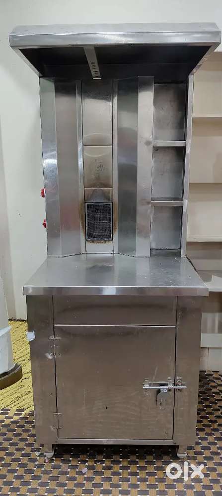 Shawarma stall Single burner, you can fit double burner also