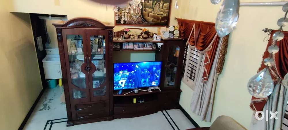Showcase with TV stand