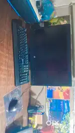 Computer full setup with inbuilt camera and speaker