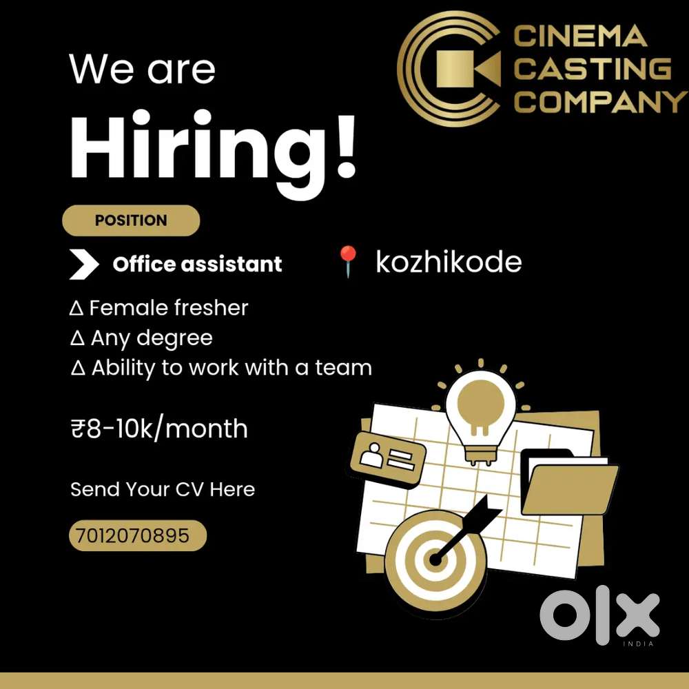 Office assistant female fresher