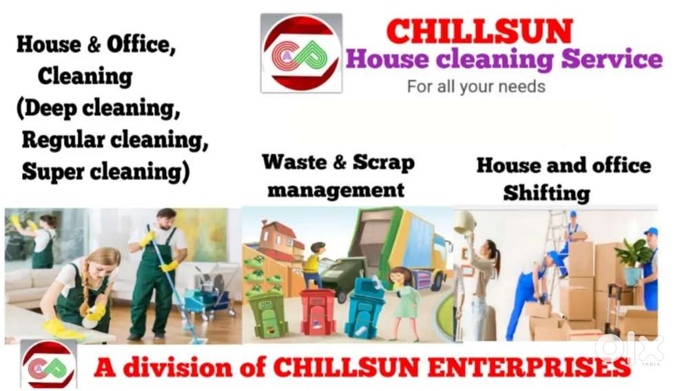House Cleaning (deep ,normal)House& office shifting, waste management