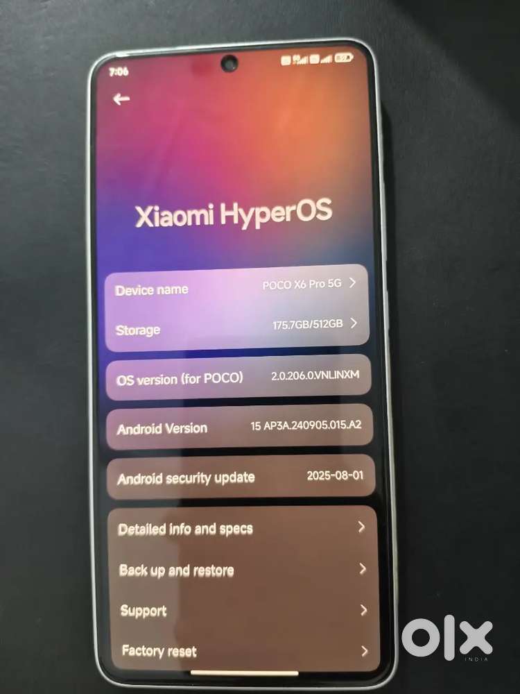 Poco x 6pro