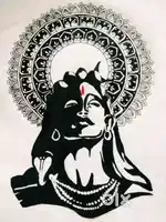Mahadev Adi Yogi Mandala Art