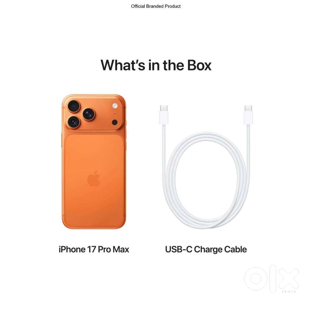 17 pro max 256GB with 2 years AppleCare+