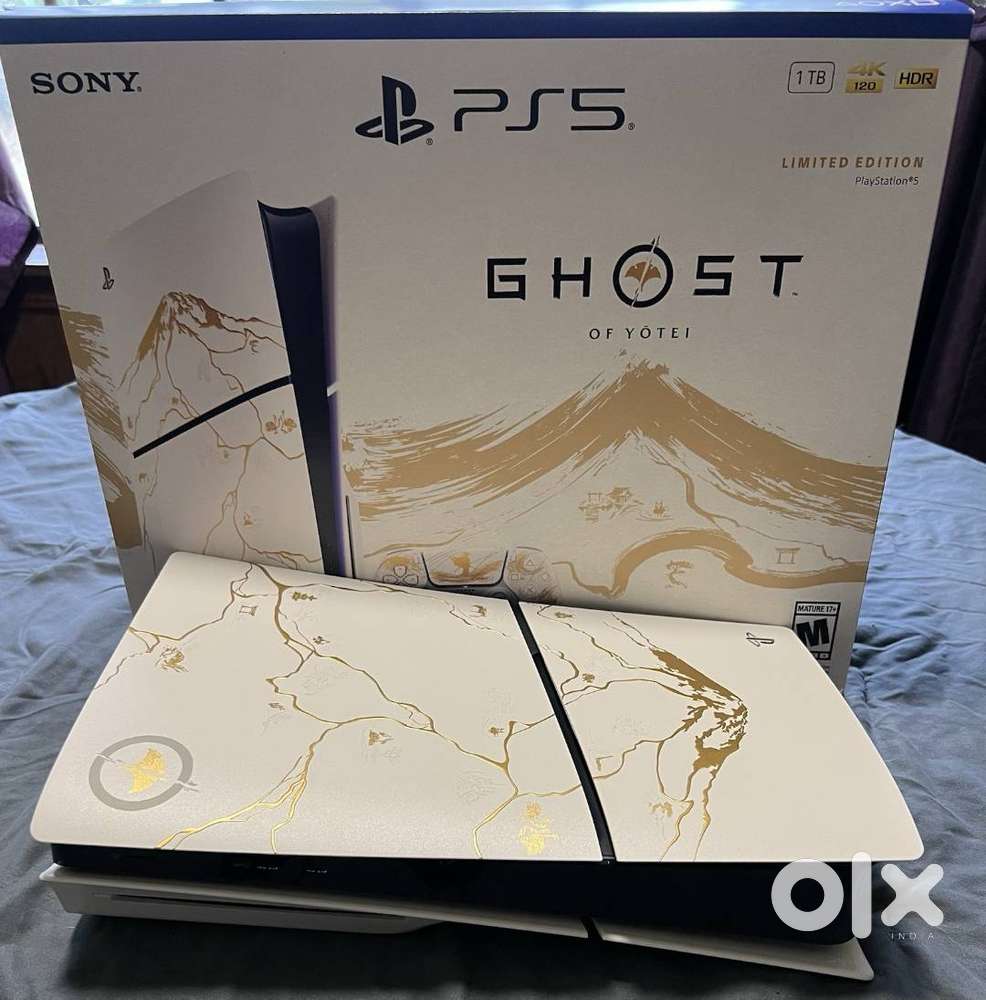 Sony PlayStation 5 Ghost of Yotei Gold Limited Edition Bundle 1TB SSD