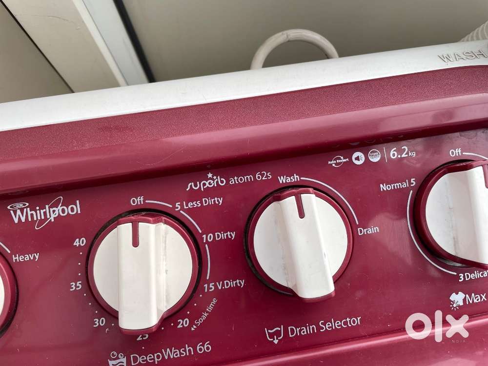 Whirlpool washing machine 6.2 kgs